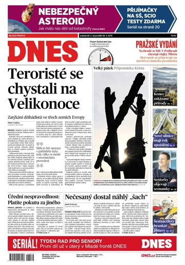 Obálka e-magazínu MF Dnes 26.3.2016