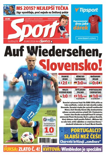 Obálka e-magazínu Sport 27.6.2016