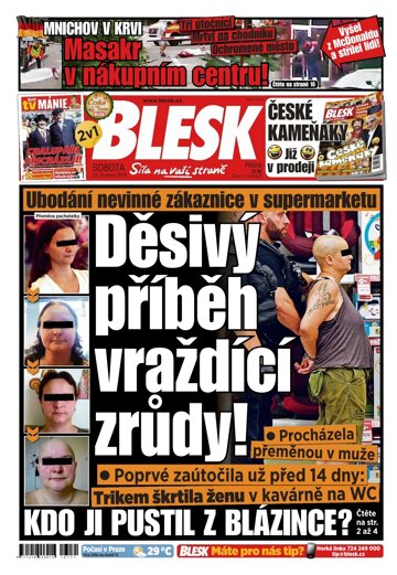 Obálka e-magazínu Blesk 23.7.2016