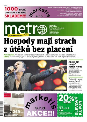 Obálka e-magazínu deník METRO 25.5.2017