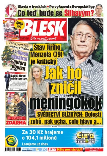 Obálka e-magazínu Blesk 9.12.2017