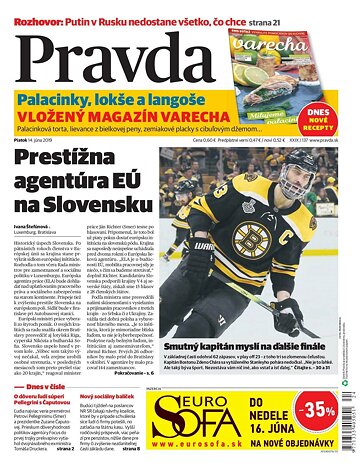 Obálka e-magazínu Pravda 14. 6. 2019