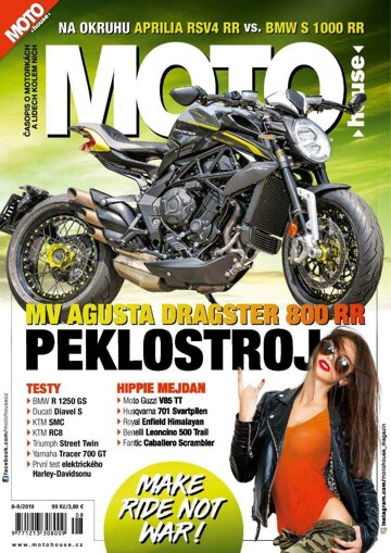 Obálka e-magazínu Motohouse 8-9/2019