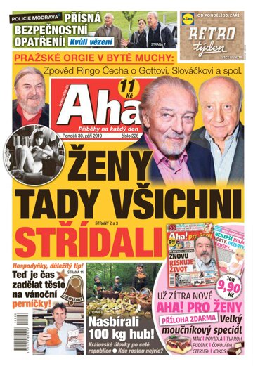 Obálka e-magazínu AHA! 30.9.2019