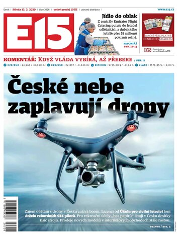 Obálka e-magazínu E15 12.2.2020