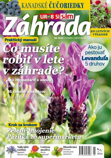 Obálka e-magazínu Záhrada 2020 05