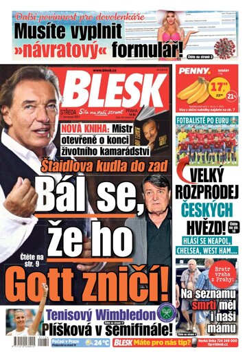 Obálka e-magazínu Blesk 7.7.2021