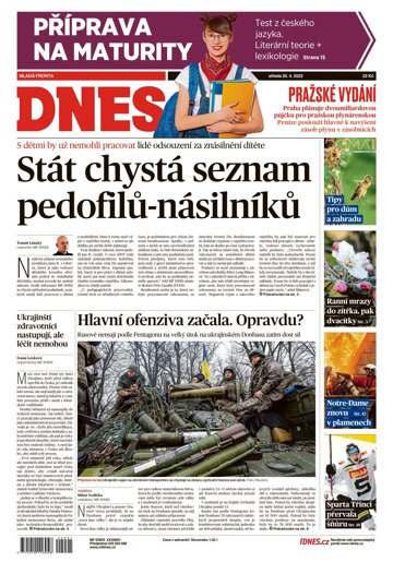 Obálka e-magazínu MF Dnes 20.4.2022