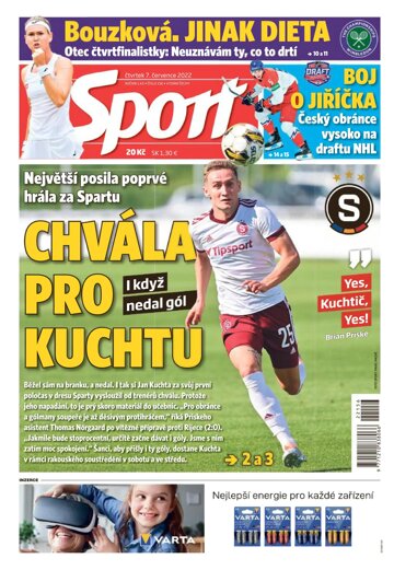 Obálka e-magazínu Sport 7.7.2022