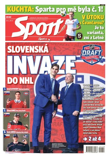 Obálka e-magazínu Sport 9.7.2022