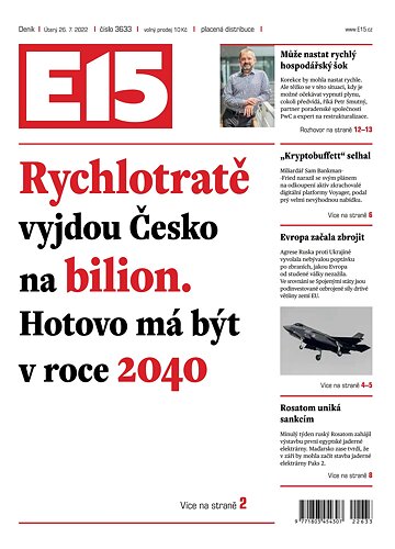 Obálka e-magazínu E15 26.7.2022