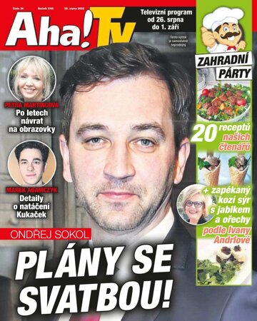 Obálka e-magazínu Příloha AHA! s TV magazínem - 25.8.2022