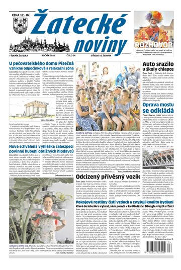 Obálka e-magazínu Žatecké noviny 24/2021