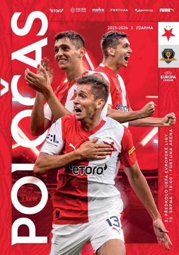 Obálka e-magazínu Poločas 24/2023č.03 Slavia - Dnipro-1