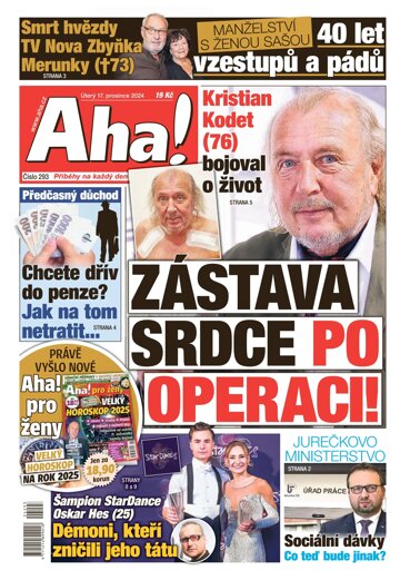 Obálka e-magazínu AHA! 17.12.2024