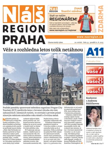 Obálka e-magazínu Náš Region - Praha 33/2025