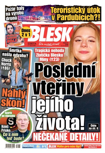 Obálka e-magazínu Blesk 21.3.2026