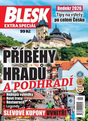 Obálka e-magazínu Bedekr 2026 Příběhy hradů a podhradí