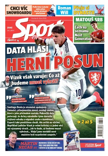 Obálka e-magazínu Sport 8.10.2026