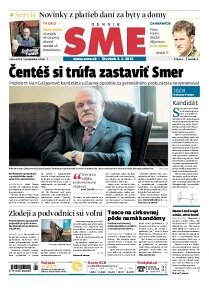 Obálka e-magazínu SME 3.1.2012