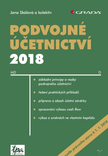 Obálka knihy Podvojné účetnictví 2018