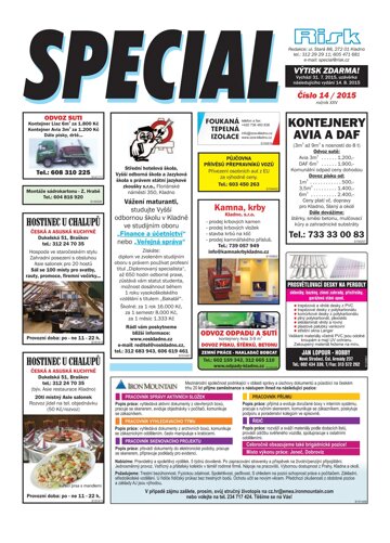 Obálka e-magazínu Special 14/2015