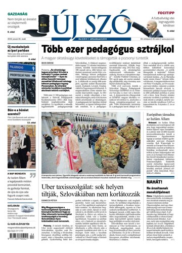 Obálka e-magazínu Új Szó 26.1.2016