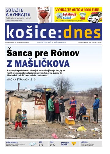 Obálka e-magazínu košice:dnes 23.2.2016