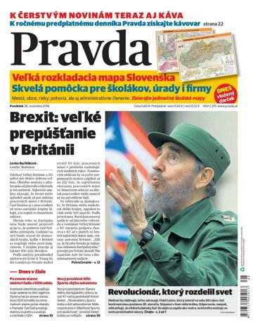 Obálka e-magazínu Pravda 28. 11. 2016