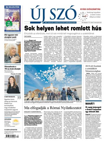 Obálka e-magazínu Új Szó 25.3.2017