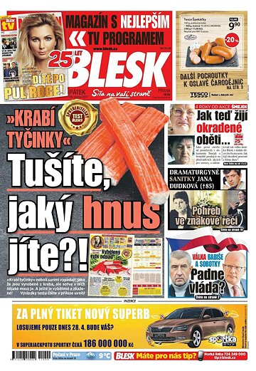 Obálka e-magazínu Blesk 28.4.2017