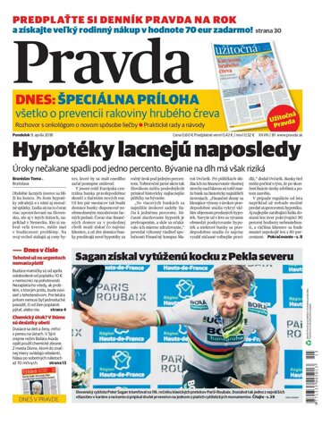 Obálka e-magazínu Pravda 9.4.2018