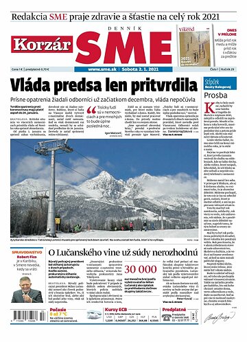 Obálka e-magazínu SME 2-1-2021