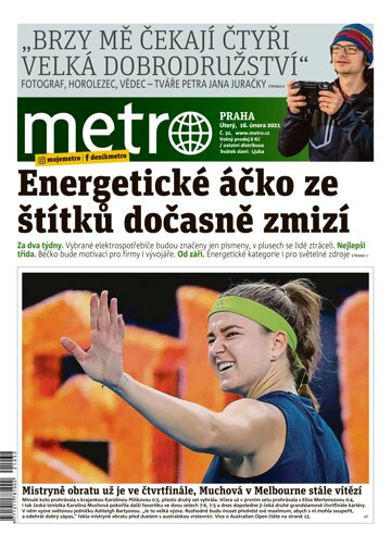 Obálka e-magazínu deník METRO 16.2.2021