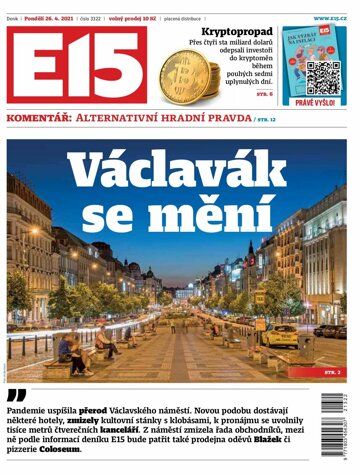 Obálka e-magazínu E15 - 26.4.2021