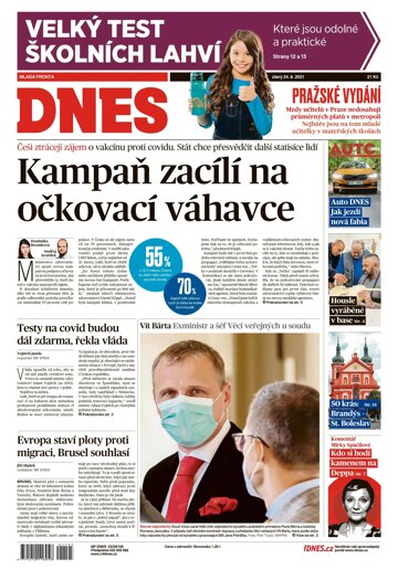 Obálka e-magazínu MF Dnes 24.8.2021