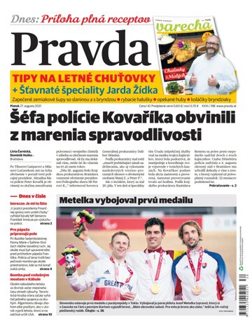 Obálka e-magazínu Pravda Dennik 27. 8. 2021