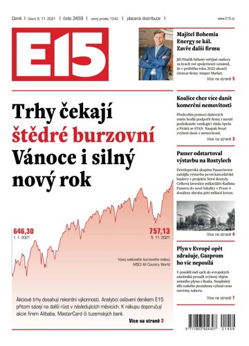 Obálka e-magazínu E15 9.11.2021