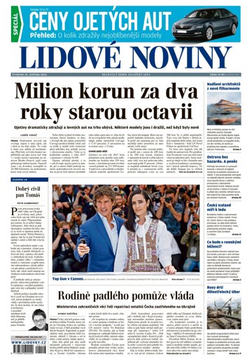 Obálka e-magazínu Lidové noviny 19.5.2022