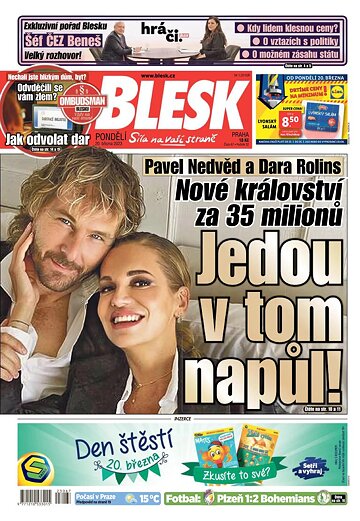 Obálka e-magazínu Blesk 20.3.2023