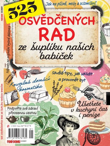 Obálka e-magazínu Knihovnička Paní domu - Hobby (Babiččiny rady) 1/23