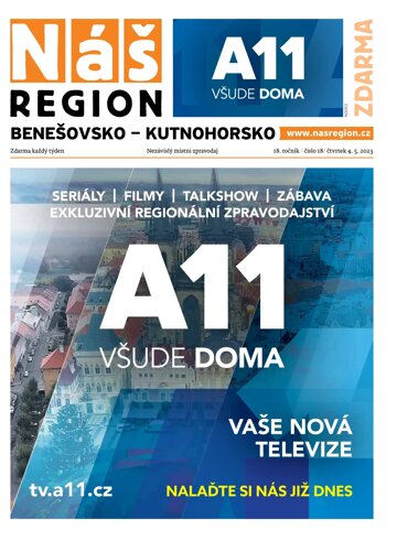 Obálka e-magazínu Náš Region - Benešovsko/Kutnohorsko 18/2023