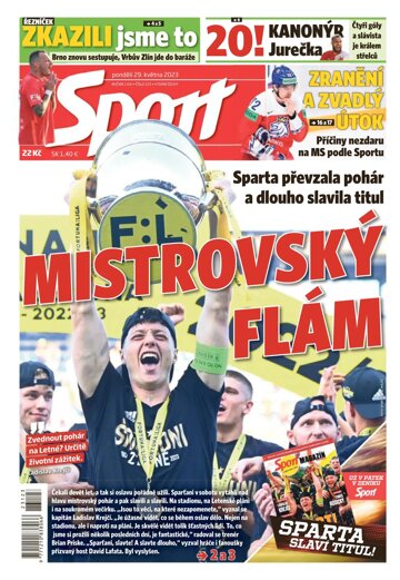 Obálka e-magazínu Sport 29.5.2023