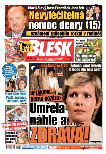 Obálka e-magazínu Blesk 29.7.2023