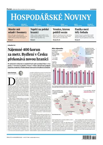 Obálka e-magazínu Hospodářské noviny 148 - 03.082023