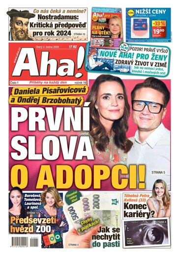 Obálka e-magazínu AHA! 2.1.2024