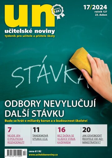 Obálka e-magazínu Učitelské noviny 17/2024