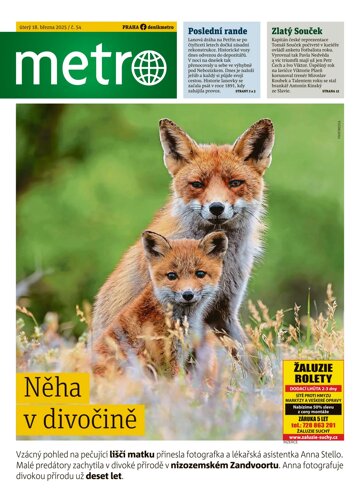Obálka e-magazínu deník METRO 18.3.2025