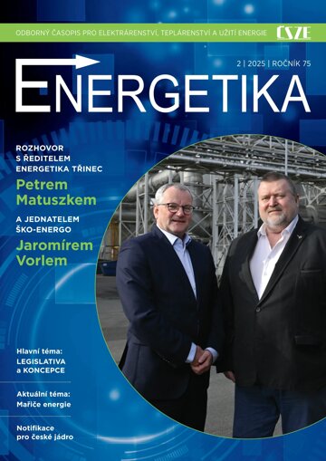 Obálka e-magazínu Energetika 2/2025
