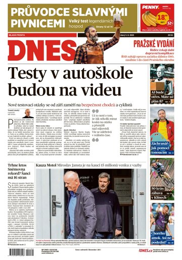 Obálka e-magazínu MF Dnes 5.8.2025